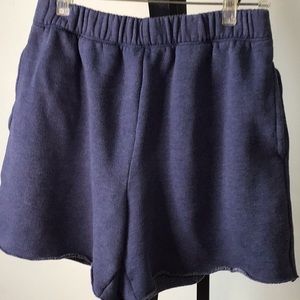 Aerie fleece high waisted short